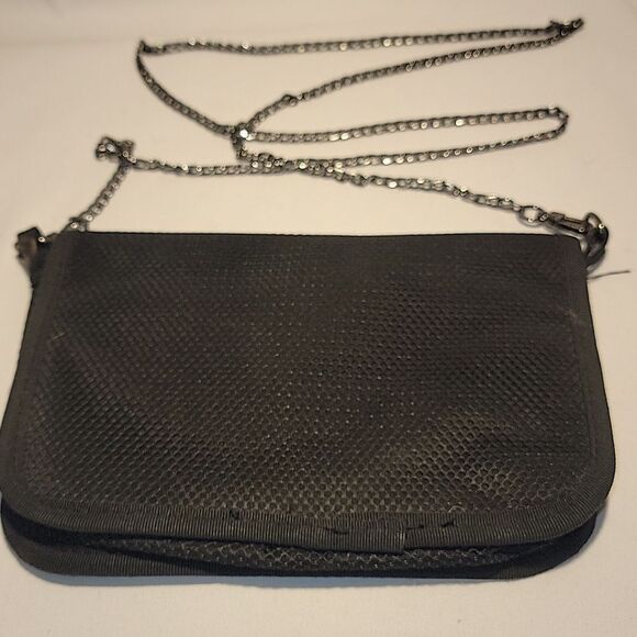 Charming Black Crossbody Bag with Heart Accent - Picture 5 of 5
